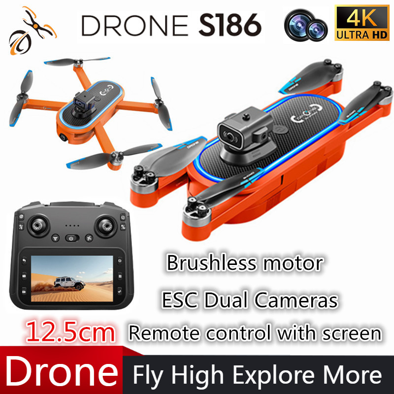 Dron 2025 S186 Profesjonalny 4 – Drone Camera Professional recenzja i cena