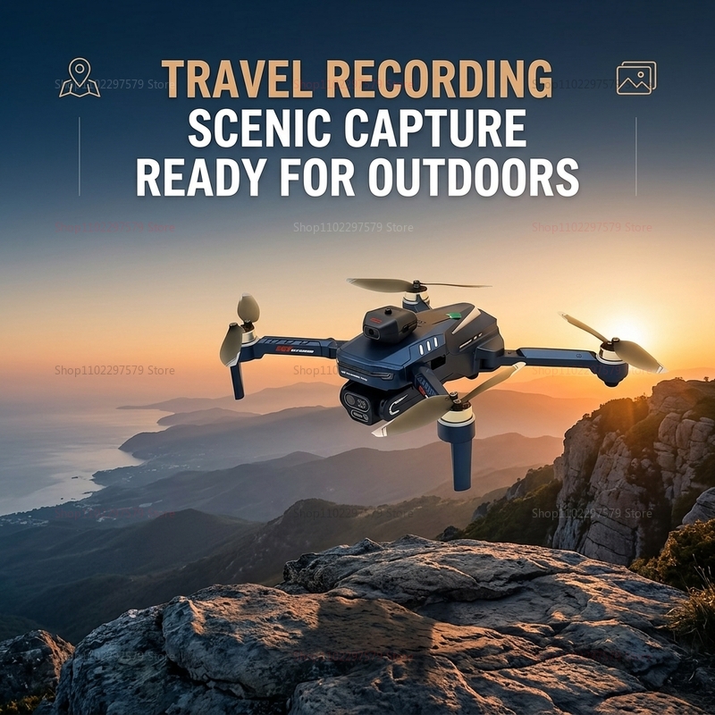 Dron GT8 z funkcją omijania pr – Drone Camera Professional recenzja i cena