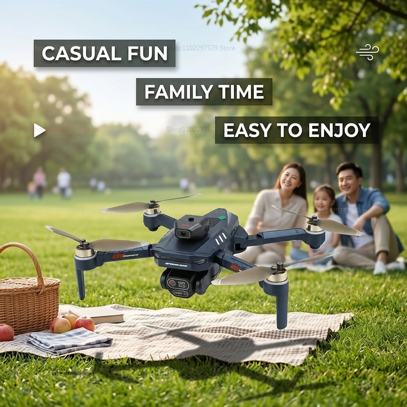 Dron GT8 z funkcją omijania pr – Drone Camera Professional recenzja i cena